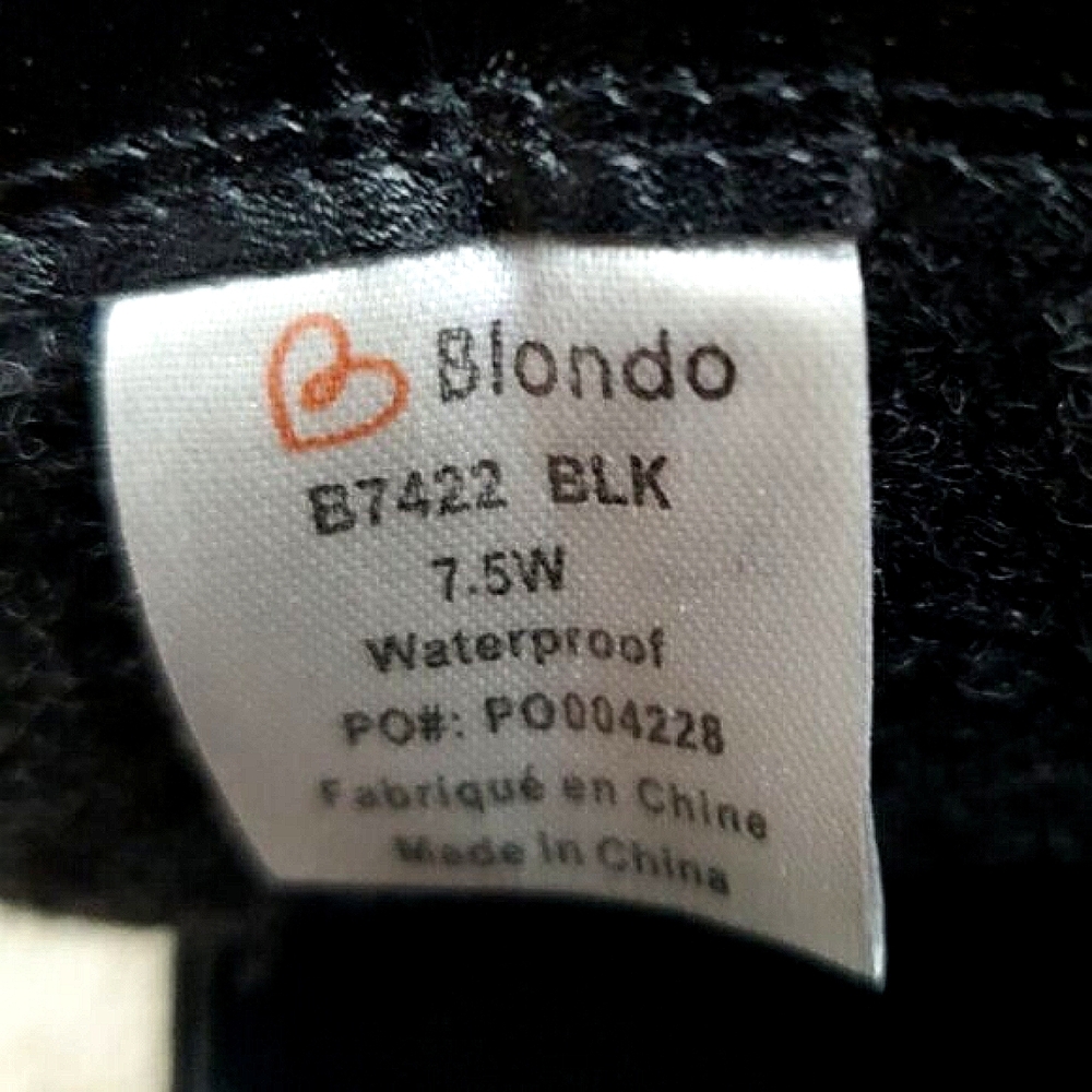 Rare Blondo Waterproof "Novella" Insulated Winter Lace-up Boots- 7.5W - Picture 10 of 16